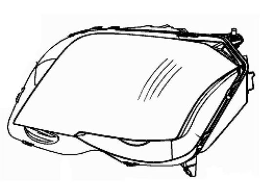 2048208859 Farol para MERCEDES-BENZ GLK-CLASS (X204)
