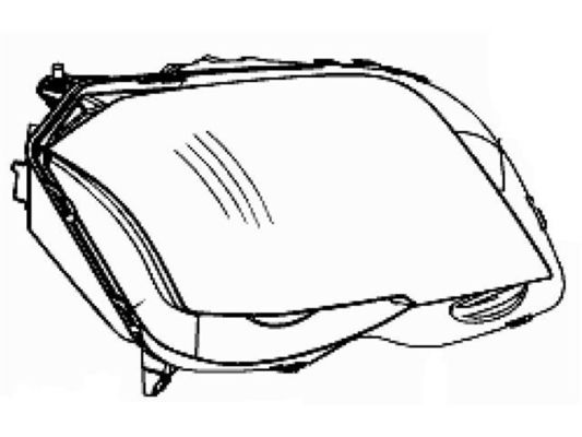 2048208959 Farol para MERCEDES-BENZ GLK-CLASS (X204)