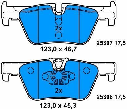 34216850569 Substituição de pastilhas de travão para automóveis BMW 1 F20 e 2 Coupé F22 Sistema de travagem automático