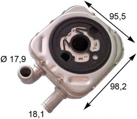 059117021B Partes do motor Refrigerador de óleo
