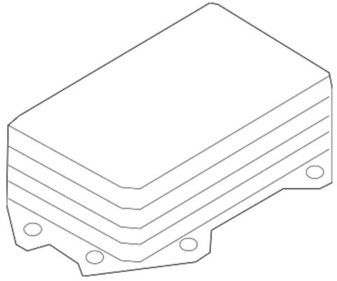 9A711701530 Partes do motor Refrigerador de óleo para