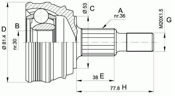 1J0498099 Partes de transmissão