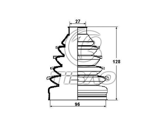 31607507403 Componentes de transmissão C.V conjunto para BMW X5 (E53), 3 (E46)