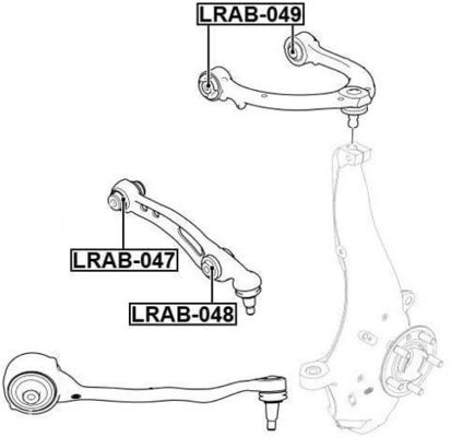 LRAB049 Partes da suspensão