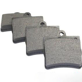 Conjunto de pastilhas de freio de peças do chassi Mercedes Benz 0024205120